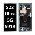 Samsung Galaxy SM-S918 (S23 Ultra 5G) OLED and Touch screen with frame (Original Service Pack) [GREEN] GH82-30465C/30466C